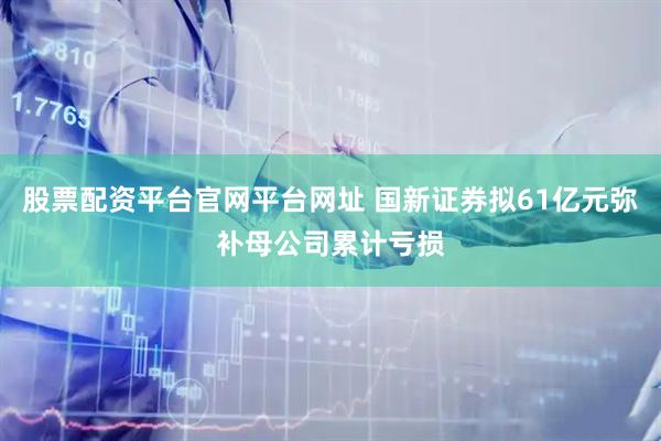股票配资平台官网平台网址 国新证券拟61亿元弥补母公司累计亏损